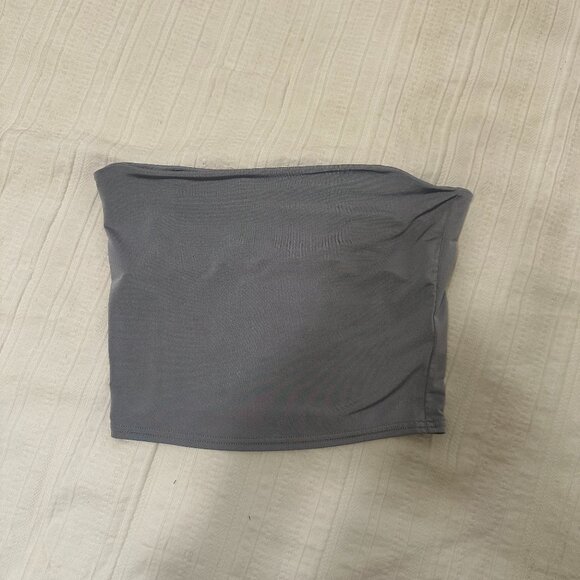 Silence and Noise Silver Gray Tube Top - Picture 1 of 3